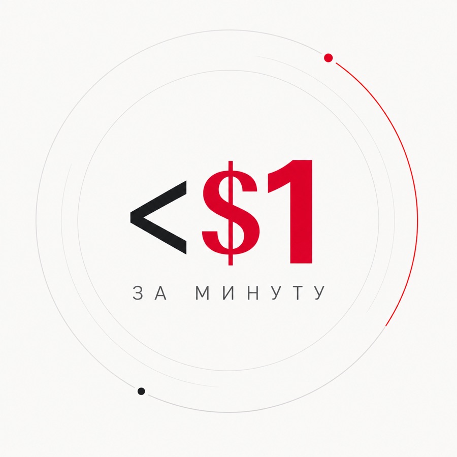 Стоимость разговора AI — менее одного доллара за минуту